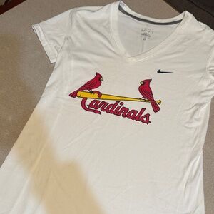 Nike White Cardinals Graphic Tee
